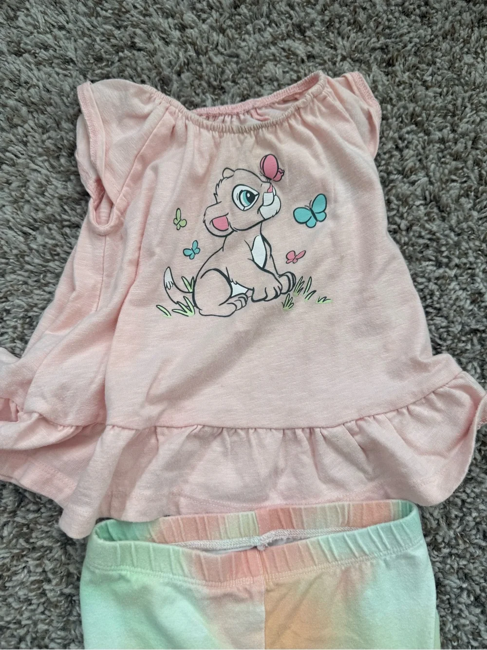 Disney lion king Pastel Tie-Dye Leggings in Pink, Mint, Peach